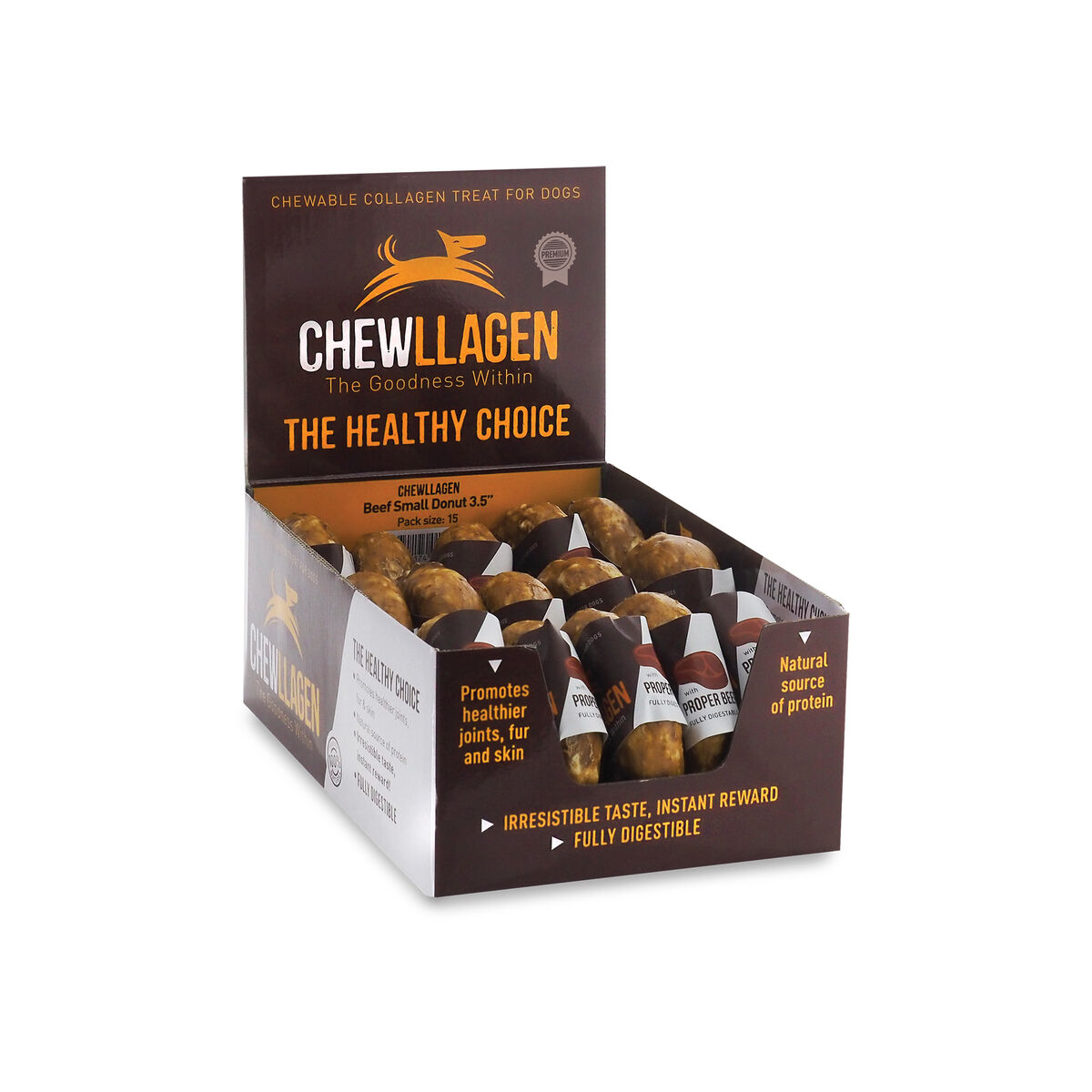 Hundesnack Chewllagen Oksekød Beef
